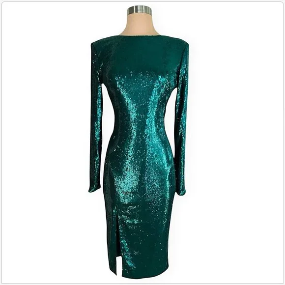 knee length dresses for ladies Dress The Population Natalie Dress - Gold - Gold main image 0